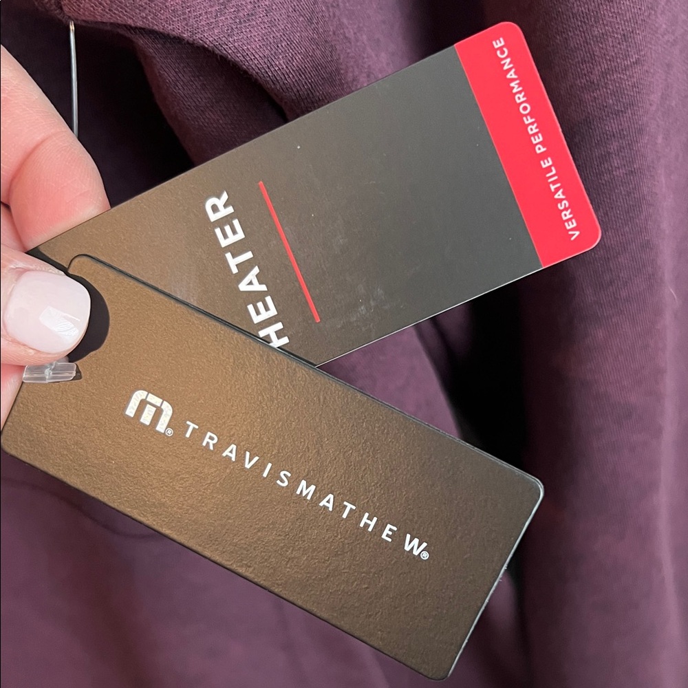 NWT Travis Mathew Maroon Hoodie - Picture 2 of 9
